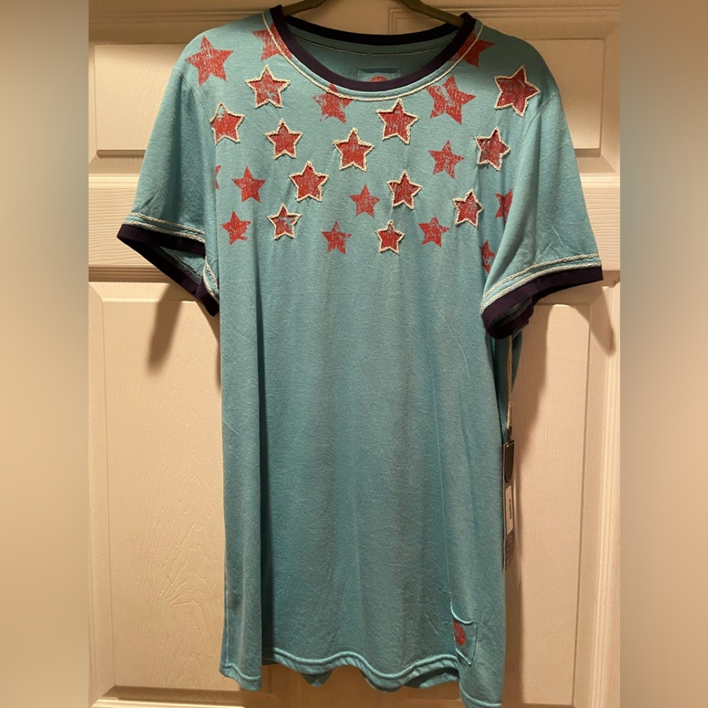 NWT! Double D Ranch Star ⭐️ Spangled Freedom top